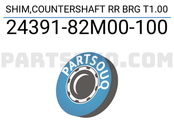 Suzuki 2439182M00100 SHIM,COUNTERSHAFT RR BRG T1.00