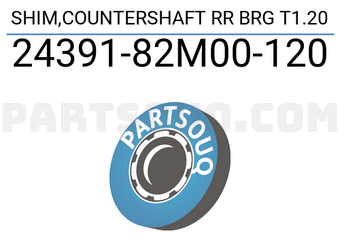 Suzuki 2439182M00120 SHIM,COUNTERSHAFT RR BRG T1.20