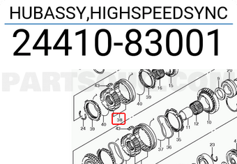 Suzuki 2441083001 HUBASSY,HIGHSPEEDSYNC