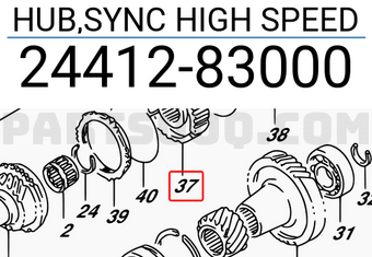Suzuki 2441283000 HUB,SYNC HIGH SPEED