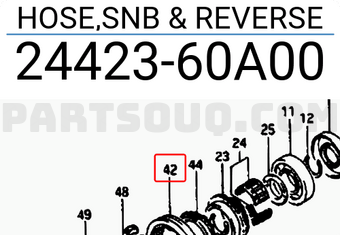 Suzuki 2442360A00 HOSE,SNB & REVERSE