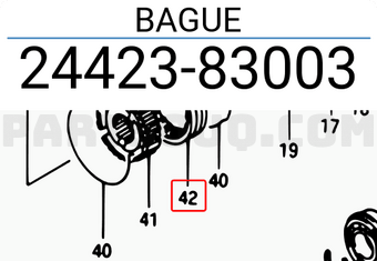 Suzuki 2442383003 BAGUE