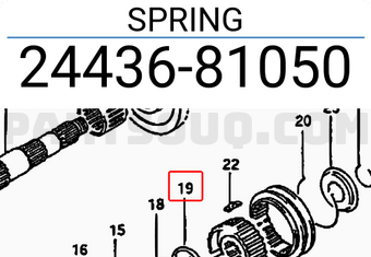 Suzuki 2443681050 SPRING