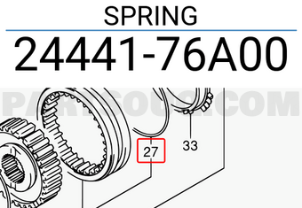 Suzuki 2444176A00 SPRING