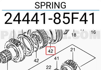 Suzuki 2444185F41 SPRING