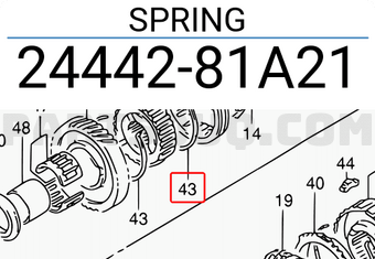 Suzuki 2444281A21 SPRING