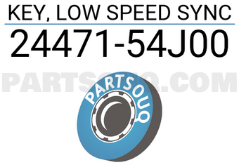 Suzuki 2447154J00 KEY, LOW SPEED SYNC