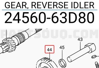 Suzuki 2456063D80 GEAR, REVERSE IDLER