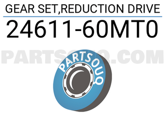 Suzuki 2461160MT0 GEAR SET,REDUCTION DRIVE