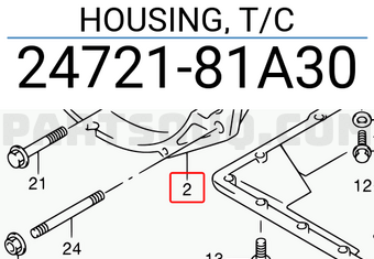 Suzuki 2472181A30 HOUSING, T/C