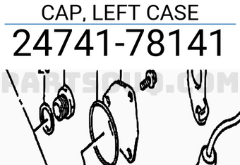 Suzuki 2474178141 CAP, LEFT CASE
