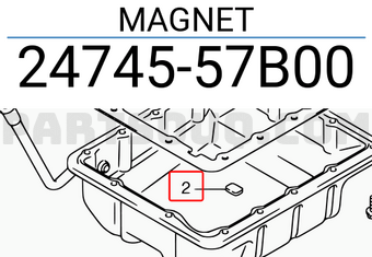 Suzuki 2474557B00 MAGNET
