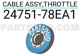 Suzuki 2475178EA1 CABLE ASSY,THROTTLE