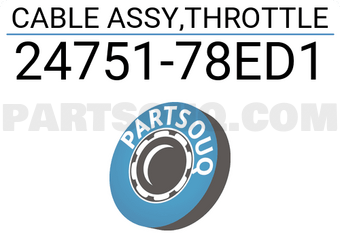 Suzuki 2475178ED1 CABLE ASSY,THROTTLE