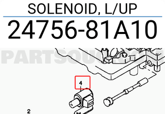 Suzuki 2475681A10 SOLENOID, L/UP
