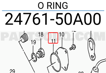 Suzuki 2476150A00 O RING