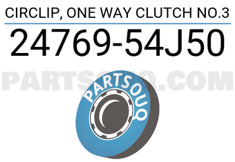 Suzuki 2476954J50 CIRCLIP, ONE WAY CLUTCH NO.3