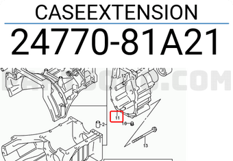 Suzuki 2477081A21 CASEEXTENSION
