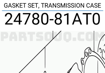 Suzuki 2478081AT0 GASKET SET, TRANSMISSION CASE
