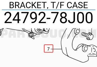 Suzuki 2479278J00 BRACKET, T/F CASE