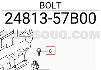 Suzuki 2481357B00 BOLT