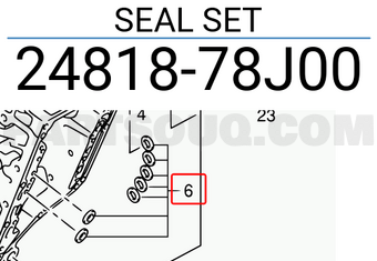 Suzuki 2481878J00 SEAL SET