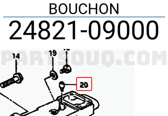 Suzuki 2482109000 BOUCHON