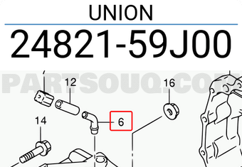 Suzuki 2482159J00 UNION