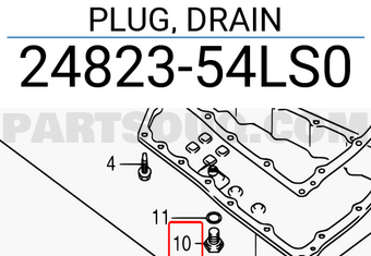 Suzuki 2482354LS0 PLUG, DRAIN