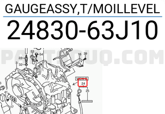 Suzuki 2483063J10 GAUGEASSY,T/MOILLEVEL