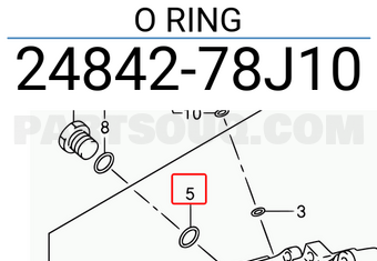 Suzuki 2484278J10 O RING