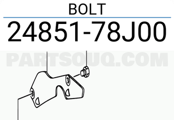 Suzuki 2485178J00 BOLT