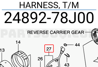 Suzuki 2489278J00 HARNESS, T/M