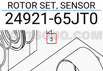 Suzuki 2492165JT0 ROTOR SET, SENSOR
