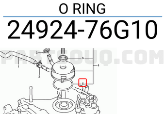 Suzuki 2492476G10 O RING