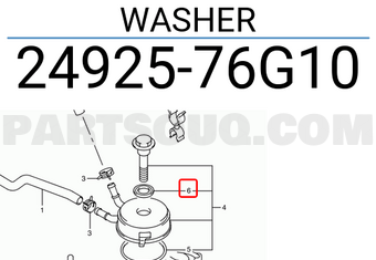 Suzuki 2492576G10 WASHER