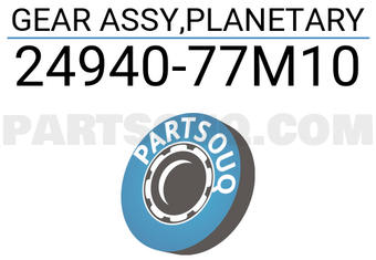 Suzuki 2494077M10 GEAR ASSY,PLANETARY