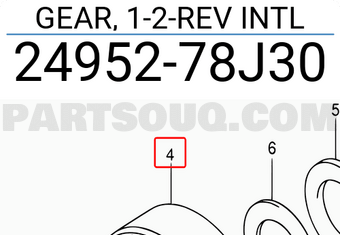 Suzuki 2495278J30 GEAR, 1-2-REV INTL