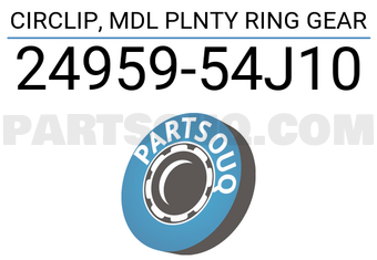 Suzuki 2495954J10 CIRCLIP, MDL PLNTY RING GEAR