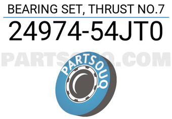 Suzuki 2497454JT0 BEARING SET, THRUST NO.7