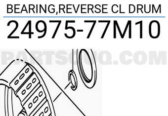 Suzuki 2497577M10 BEARING,REVERSE CL DRUM