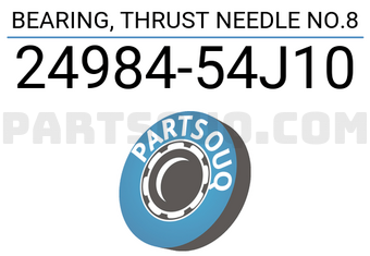 Suzuki 2498454J10 BEARING, THRUST NEEDLE NO.8