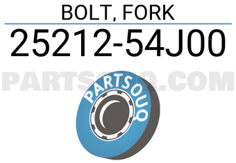 Suzuki 2521254J00 BOLT, FORK