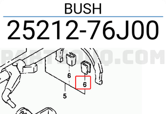 Suzuki 2521276J00 BUSH