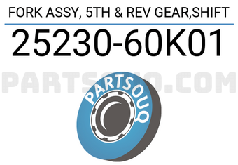 Suzuki 2523060K01 FORK ASSY, 5TH & REV GEAR,SHIFT