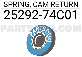 Suzuki 2529274C01 SPRING, CAM RETURN