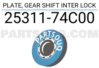 Suzuki 2531174C00 PLATE, GEAR SHIFT INTER LOCK