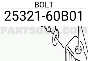 Suzuki 2532160B01 BOLT