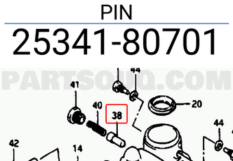 Suzuki 2534180701 PIN