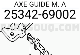 Suzuki 2534269002 AXE GUIDE M. A